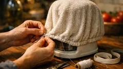 Come trasformare un vecchio asciugamano in una copertura per elettrodomestici anti polvere