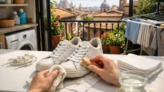 Come pulire le sneakers bianche con aceto bianco senza aloni: guida in 6 passaggi