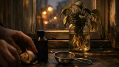 Radici in acqua spente? Prova il metodo con aglio e acqua ossigenata per pulizia e ossigenazione