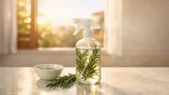 Aceto e rosmarino per pulire casa: usi pratici, dosi e superfici da evitare